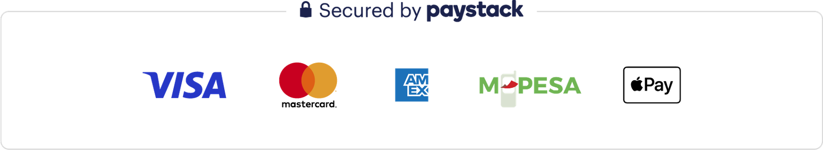 Paystack Payment Options